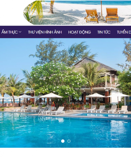 Thiết kế website khách sạn resort tại Phan Thiết, Bình Thuận